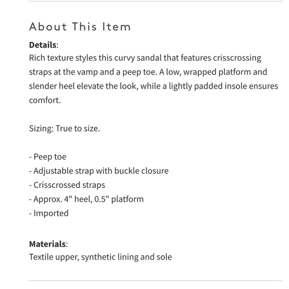 MICHAEL KORS Georgia Peep Toe NIB Platform Sandal - Picture 4 of 4